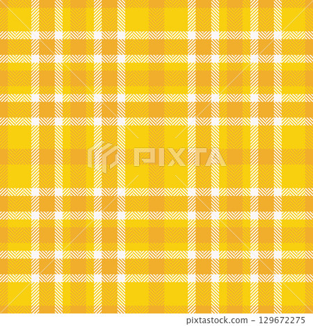 Cheerful, sunny yellow plaid pattern. A vibrant, seamless fabric design, perfect for backgrounds, textiles, or adding a warm, cozy touch to your project. Cheerful, sunny yellow plaid pattern. A vibrant, seamless fabric design, perfect for backgrounds, textiles, or adding a warm, cozy touch to your project. 129672275