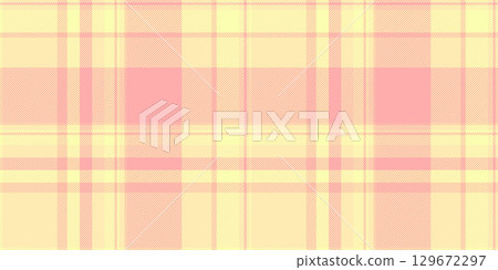 Classic plaid pattern. Delicate pastel yellow and pink hues. Great for backgrounds, textiles, wrapping paper, or adding a touch of traditional style to your project. Classic plaid pattern. Delicate pastel yellow and pink hues. Great for backgrounds, textiles, wrapping paper, or adding a touch of traditional style to your project. 129672297