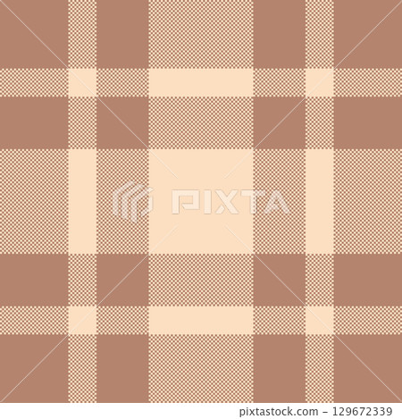 Installing vector background seamless, other check plaid fabric. Occupation pattern tartan textile texture in orange and light colors. Installing vector background seamless, other check plaid fabric. Occupation pattern tartan textile texture in orange and light colors. 129672339
