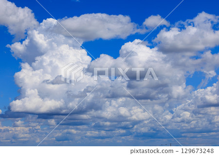 Blue sky and clouds Blue sky and clouds 129673248