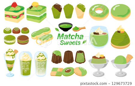 抹茶甜點套裝 抹茶甜點套裝 129673729