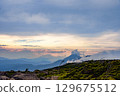 Mountains at dusk 129675512