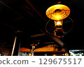 Mountain hut and lantern 129675517
