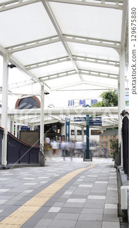 JR川越線、東武鐵道川越站東口 129675880
