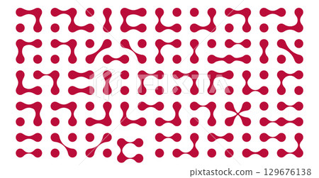 Metaball icons. Abstract point movement connected round blobs transition metaballs. Metaball icons. Abstract point movement connected round blobs transition metaballs. 129676138