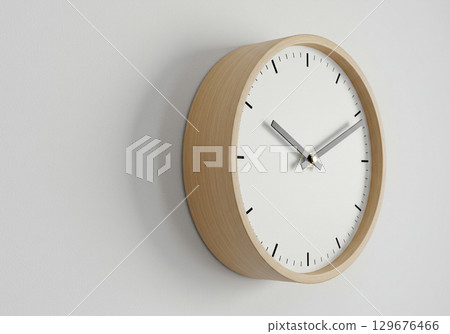 Modern Wooden Wall Clock, Minimalist Timepiece Modern Wooden Wall Clock, Minimalist Timepiece 129676466