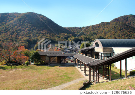 Satoyama scenery of the village of Tanba ware, one of Japan's six ancient kilns, certified as a Japanese Heritage Site Satoyama scenery of the village of Tanba ware, one of Japan's six ancient kilns, certified as a Japanese Heritage Site 129676626