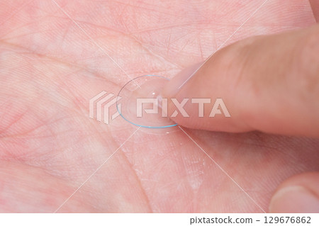 Scrub your contact lenses Scrub your contact lenses 129676862