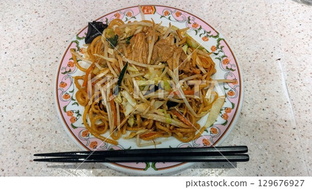 Gyoza no Ohsho's Yakisoba (soy sauce) 129676927