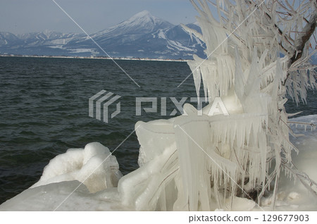 磐梯湖和磐梯山 129677903