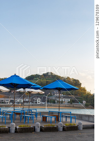 Onomichi Port, a corner of Kaigandori Onomichi Port, a corner of Kaigandori 129678389
