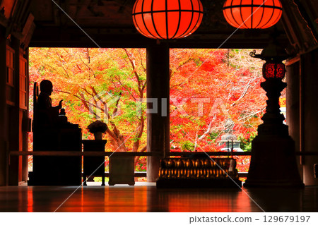 [奈良縣]長谷寺工房大師三重堂和紅葉 129679197