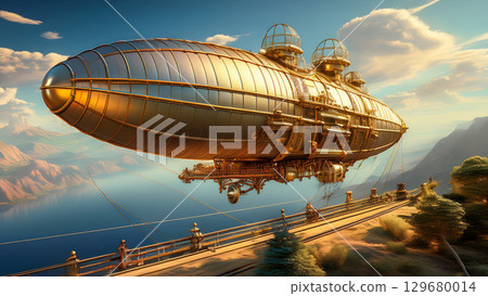Flying Airship 129680014