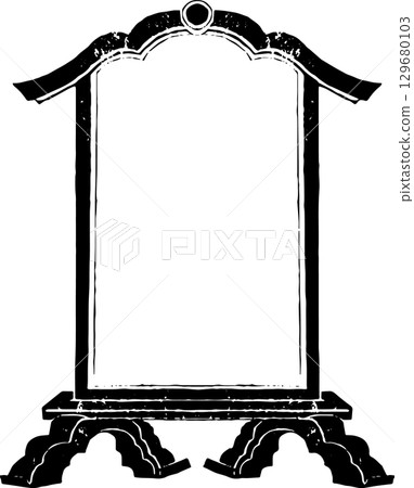 Standing sign style copy space - Stock Illustration [129680103] - PIXTA