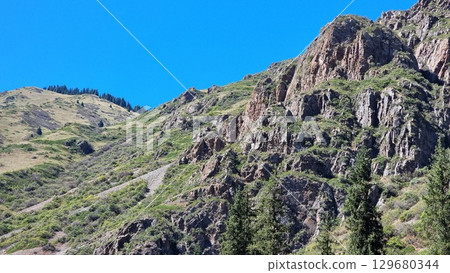 Beautiful Landscape In The Mountains Beautiful Landscape In The Mountains 129680344
