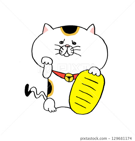 偽裝成招財貓的貓 129681174