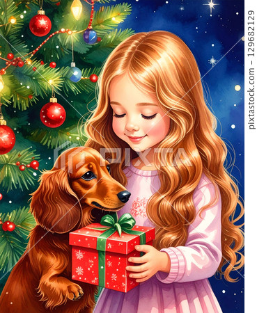 臘腸狗和孩子 臘腸狗和孩子 129682129