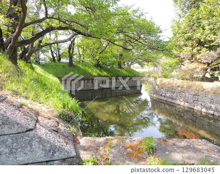 龍岡城的五棱郭護城河 129683045