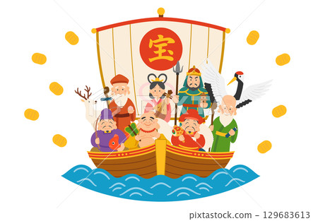 珍寶船上的七個幸運神 129683613