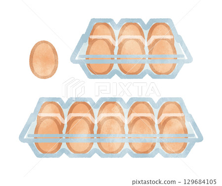 Packed Egg Set Akadama 129684105