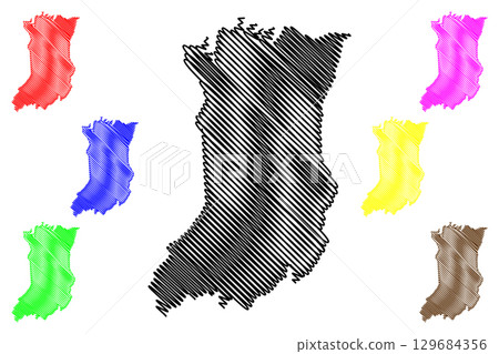 Sobradinho municipality (Bahia state, Municipalities of Brazil, Federative Republic of Brazil) map vector illustration, scribble sketch Sobradinho map Sobradinho municipality (Bahia state, Municipalities of Brazil, Federative Republic of Brazil) map vector illustration, scribble sketch Sobradinho map 129684356