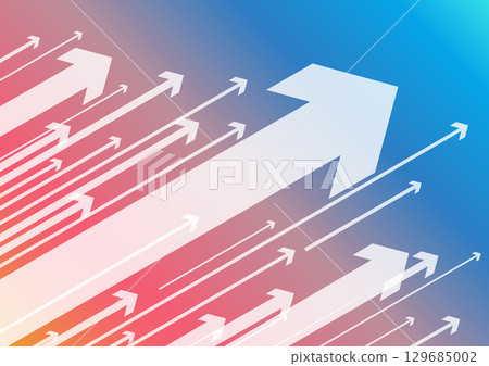 上升梯度箭頭 129685002