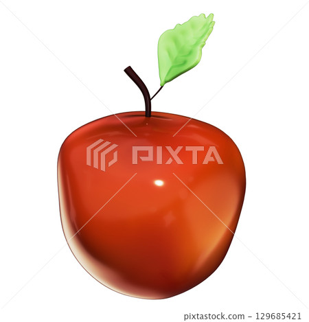 Realistic 3D Nectarine Fruits Illustration with Transparent Background Realistic 3D Nectarine Fruits Illustration with Transparent Background 129685421