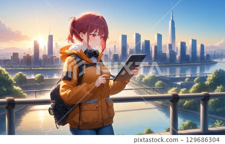 工作中的女性工程師 | 寫實與紀實風格 工作中的女性工程師 | 寫實與紀實風格 129686304