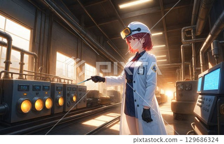 工作中的女性工程師 | 寫實與紀實風格 工作中的女性工程師 | 寫實與紀實風格 129686324