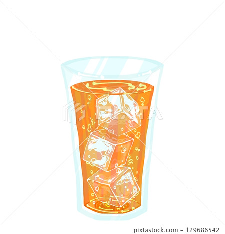 冰橙汁汽水 冰橙汁汽水 129686542