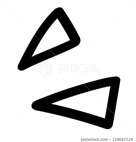 Hand-drawn icons of attention, awareness, and emphasis. Concentrated lines, ornaments, decorations. Hand-drawn icons of attention, awareness, and emphasis. Concentrated lines, ornaments, decorations. 129687129