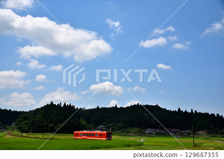 Gifu Prefecture, Ena City, Akechi Railway, near Yamaoka Station 129687355