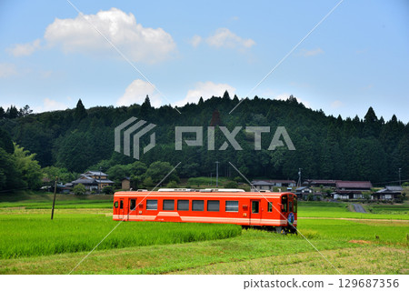 Gifu Prefecture, Ena City, Akechi Railway, near Yamaoka Station Gifu Prefecture, Ena City, Akechi Railway, near Yamaoka Station 129687356
