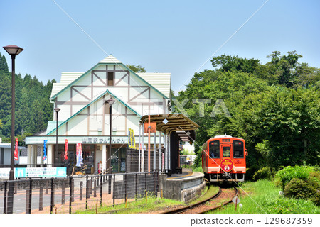岐阜縣、惠那市、明智鐵道、山岡站 129687359