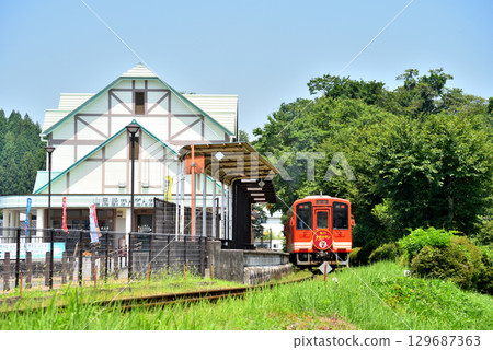 岐阜縣、惠那市、明智鐵道、山岡站 129687363