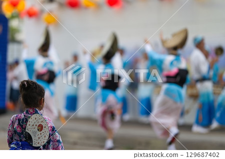 德島阿波舞、著名女子舞團高圓寺 129687402