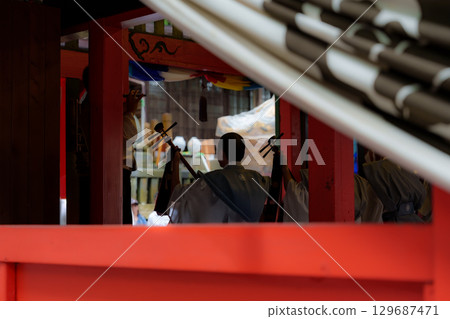 奈良宿鎮神社一年一度的祭典 129687471