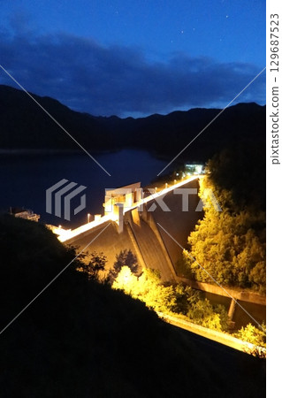 金山水壩夜景_3 129687523
