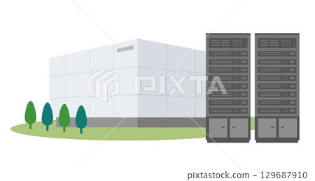資料中心插圖 資料中心插圖 129687910