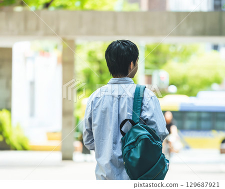 College student portrait College student portrait 129687921