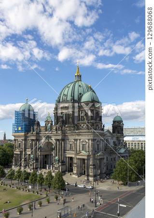Berlin, Germany - July 01, 2018: Berlin Cathedral 129688068
