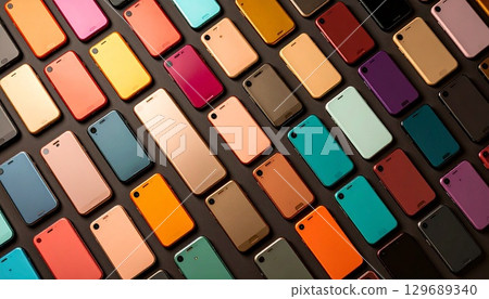 Lots of cell phones 129689340