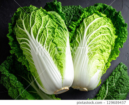 秋收蔬菜(大白菜、高麗菜) 秋收蔬菜(大白菜、高麗菜) 129689437