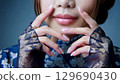 Beautiful female hands 129690430