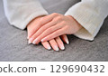 Beautiful female hands 129690432