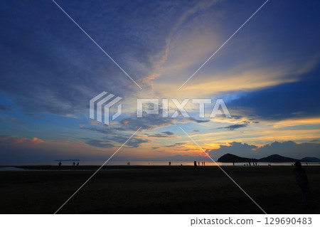 Chichibugahama Beach ~Evening Sky~ Chichibugahama Beach ~Evening Sky~ 129690483