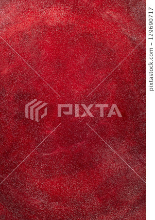 Close-Up of Fresh Beetroot Surface, Natural Vegetable Texture 129690717