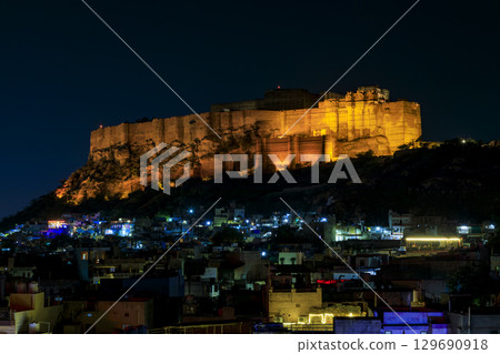 焦特布爾城市景觀與梅蘭加爾堡 129690918