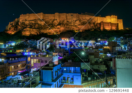 焦特布爾城市景觀與梅蘭加爾堡 焦特布爾城市景觀與梅蘭加爾堡 129691448