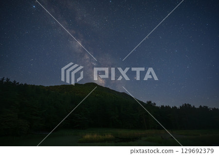 日本島根縣三瓶山的星空非常美麗 129692379